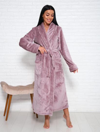 Халат запашной, велсофт (01023, кофе) - фото 15