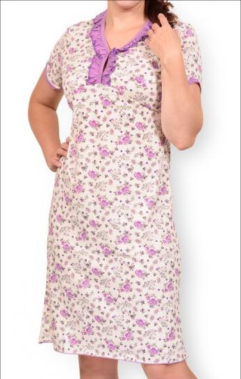 Сорочка двойного крашения с рюшей (235-8) - фото 2