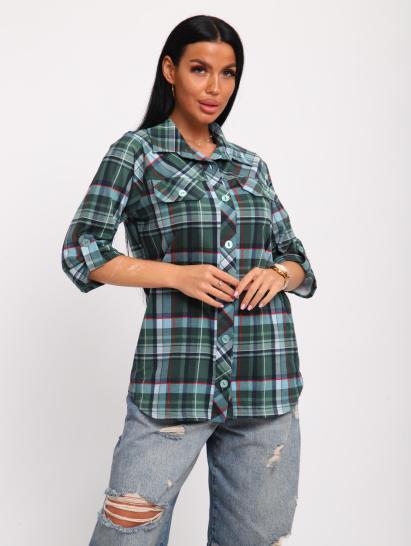 Рубашка на пуговицах (01058, зеленый) - фото 4