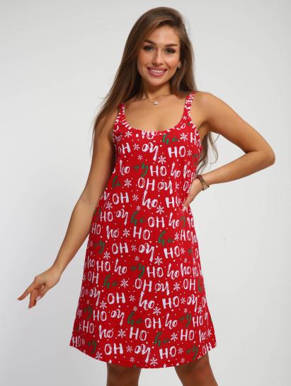 №214 Ночная сорочка Сорочка женская Красный - фото 1