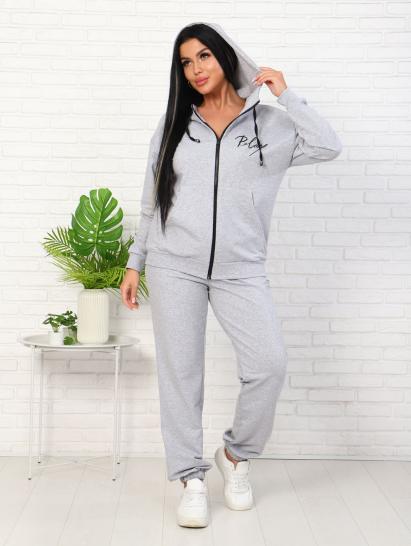 Костюм с брюками, футер с лайкрой 2-х нитка, меланж (907-5) - фото 11