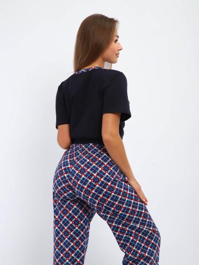 №239 Костюм с брюками Костюм женский Синий - фото 2