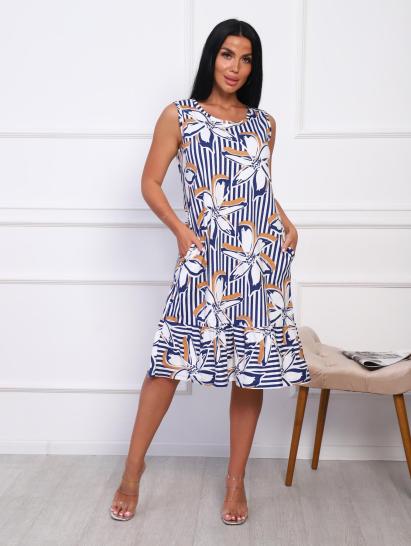 Сарафан с карманами (00977, синий) - фото 13