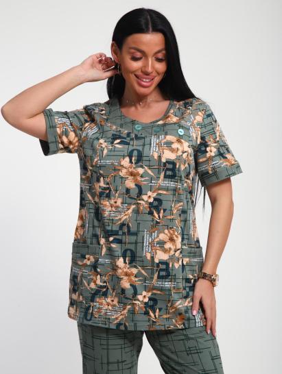 Костюм с бриджами (01070, оливковый) - фото 4