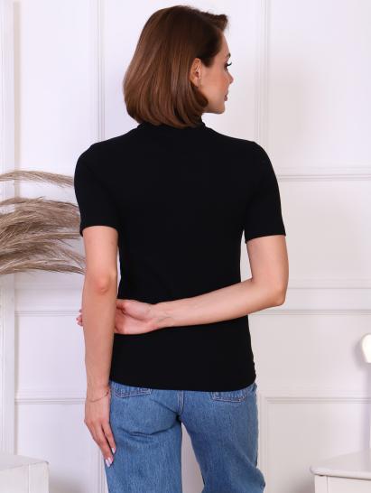 Водолазка женская, рибана с лайкрой (00837, черный) - фото 7