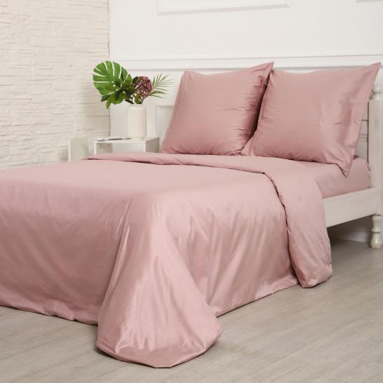 Простыня Пыльная роза Турецкий сатин - фото 1