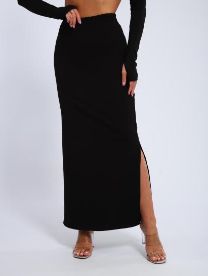Юбка, футер (01056, черный макси) - фото 3