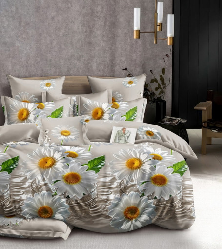 Наволочка Ромашка бязь - фото 1