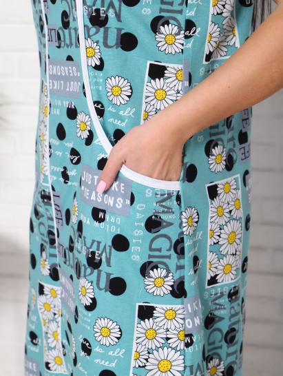 Халат женский на молнии с карманами (00960, ментол) - фото 16