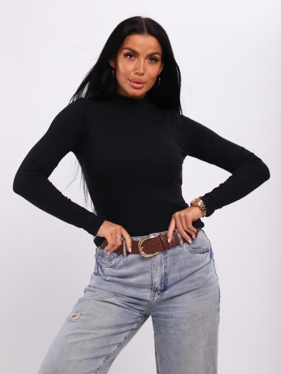 Водолазка женская, рибана (01044, черный) - фото 8