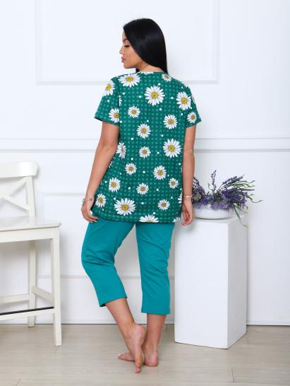 Костюм с бриджами, зеленый клетка (891-2) - фото 6