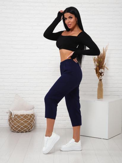 Бриджи трикотажные (01037, синий) - фото 8