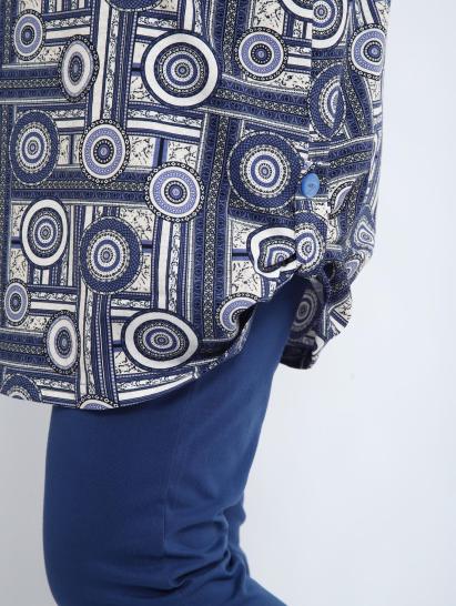 Костюм с бриджами (01052, синий) - фото 2