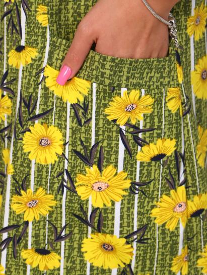 Халат женский на пуговицах, хаки (921-1) - фото 13