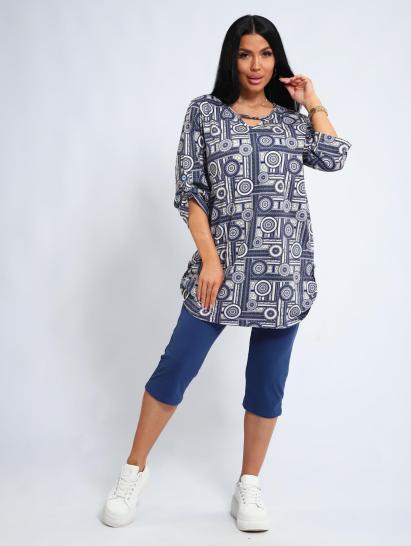 Костюм с бриджами (01052, синий) - фото 17