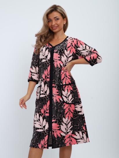 Халат велюровый на молнии (00941, кофе) - фото 6