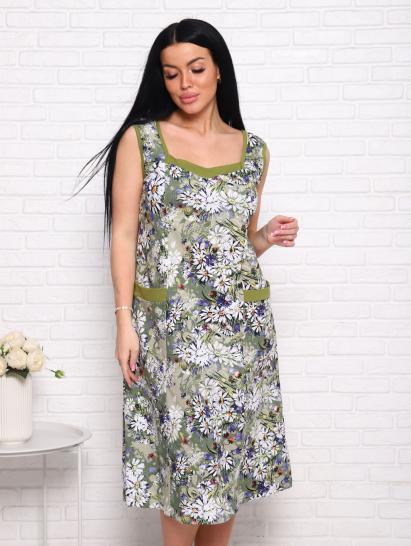 Сарафан с карманами (00981, зеленый) - фото 4