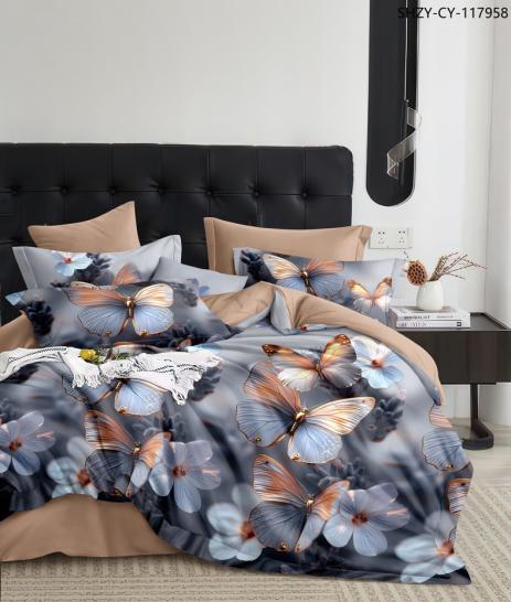 Наволочка Полет бабочки (основа) сатин - фото 1