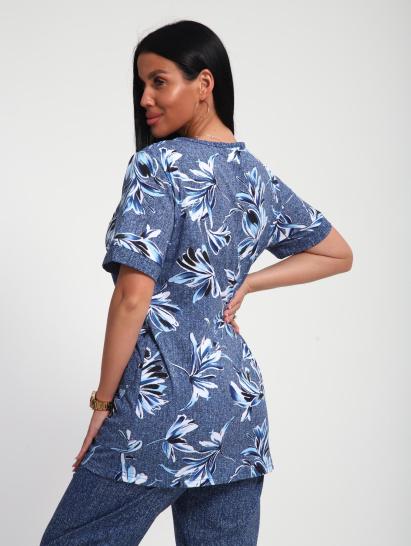 Костюм с бриджами (01070, синий) - фото 11