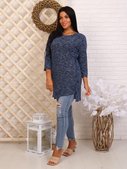 Туника, джерси мулине (00948, синий) - фото 5