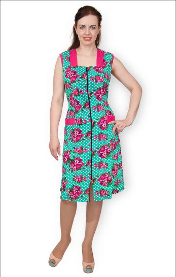 Сарафан на молнии с карманами (144-3) - фото 1