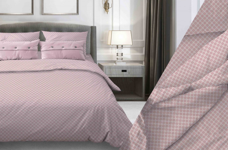 Ткань Вестерн пудровый Бязь 150 см  - фото 2