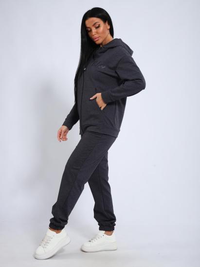 Костюм с брюками, футер с лайкрой 2-х нитка (00907, серый) - фото 11