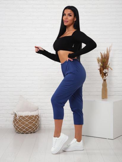 Бриджи трикотажные (01037, индиго) - фото 1