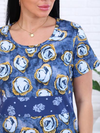 Платье трикотажное - "Джинс" (346) - фото 2