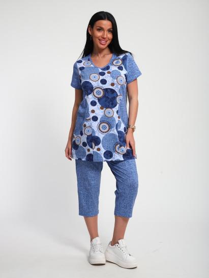 Костюм с бриджами (01072, голубой) - фото 17