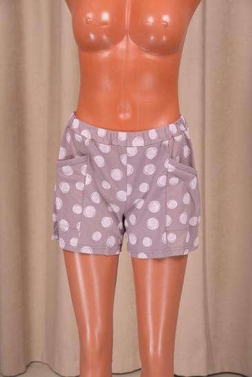 Шорты женские с карманами, кофе (930-2) - фото 1