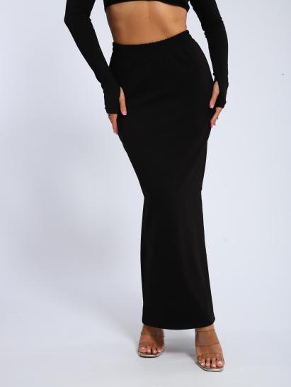 Юбка, футер (01056, черный макси) - фото 4