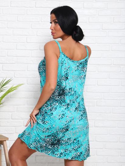 Сорочка вискозная на бретелях (01001, изумруд) - фото 8