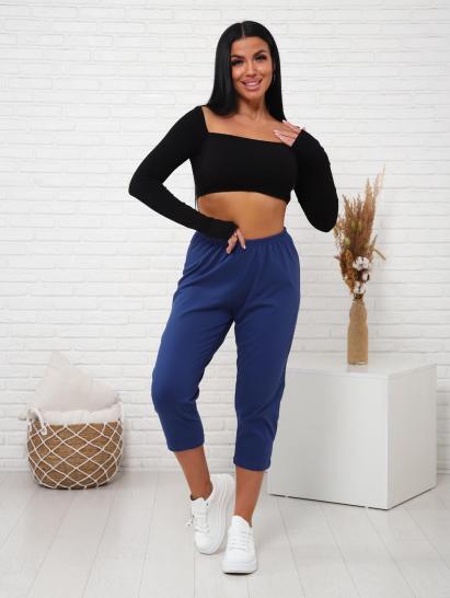 Бриджи трикотажные (01037, индиго) - фото 10