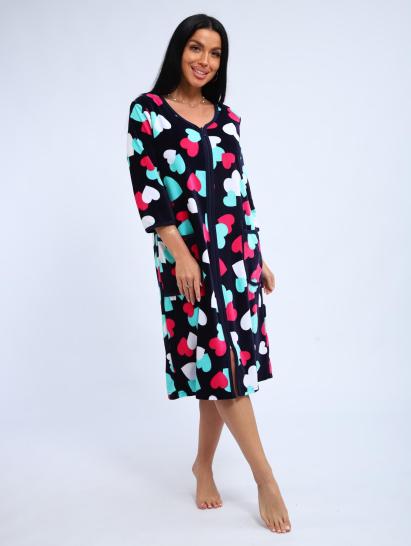 Халат велюровый на молнии (00941, бирюзовый) - фото 12