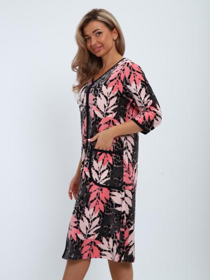 Халат велюровый на молнии (00941, кофе) - фото 4