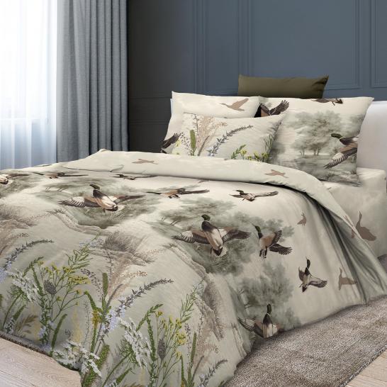 Пододеяльник Утиная охота бязь ГОСТ - фото 1