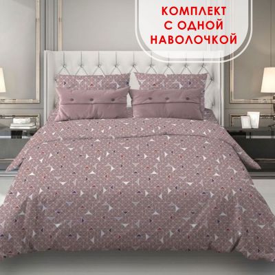 Комплект постельного белья Треугольники мокко бязь - фото 1