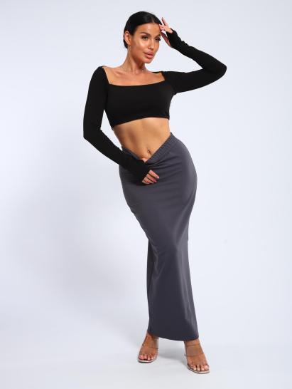 Юбка, футер (01056, серый макси) - фото 21