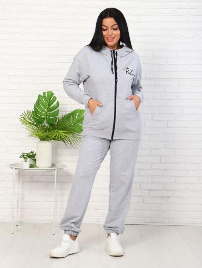 Костюм с брюками, футер с лайкрой 2-х нитка, меланж (907-5) - фото 15