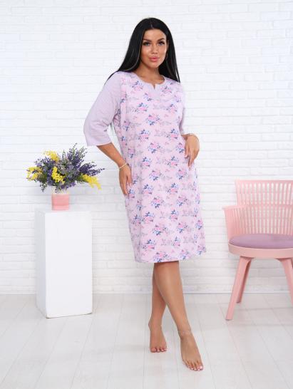 Сорочка теплая, футер с начесом, розовый (939-1) - фото 9