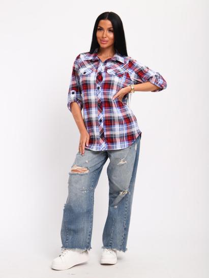 Рубашка на пуговицах (01058, голубой) - фото 1