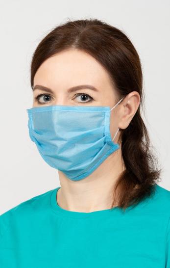 Маска для лица, 3-х слойная, спанбонд (701-1) - фото 1