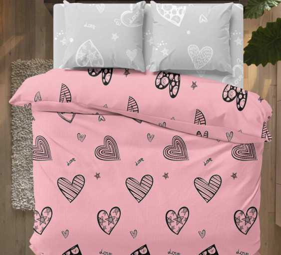 Комплект постельного белья Сердцеедка бязь - фото 2