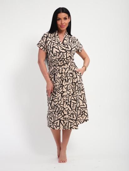 Халат женский запашной (01069, бежевый) - фото 1