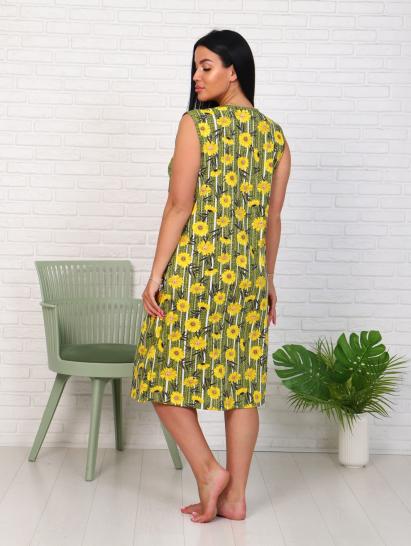 Халат женский на пуговицах, хаки (921-1) - фото 6