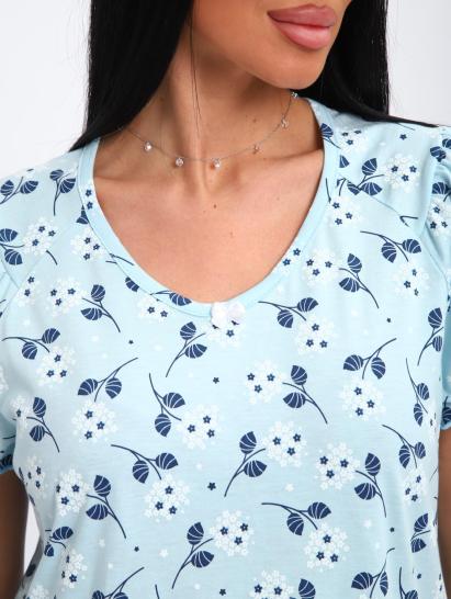 Сорочка женская (01064 синий) - фото 2