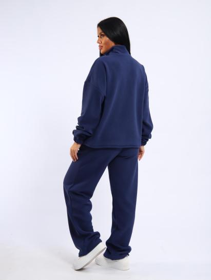 Костюм с брюками, флисовый (01061, синий) - фото 11