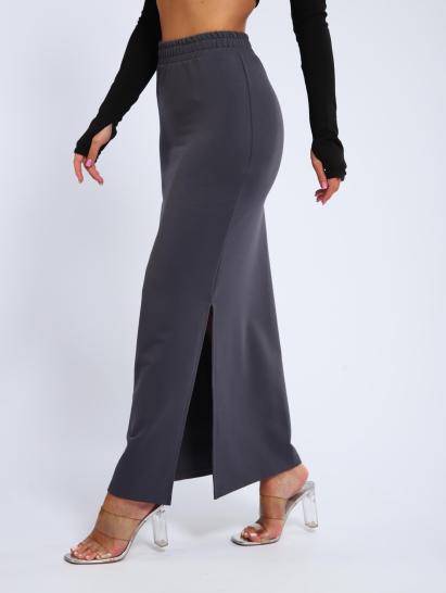 Юбка, футер (01056, серый макси) - фото 4