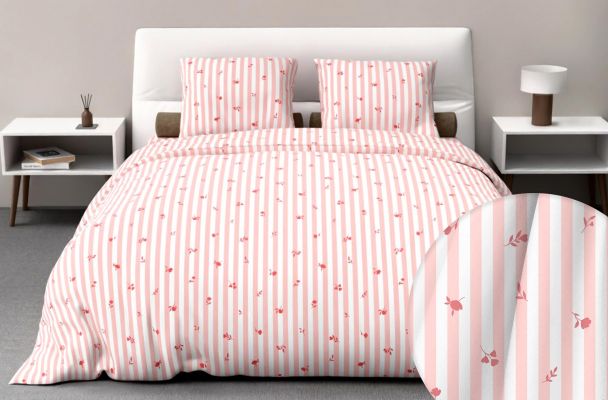 Ткань Мильфлёр розовый Бязь 150 см  - фото 1 Ткань Мильфлёр розовый Бязь 150 см  - фото 1